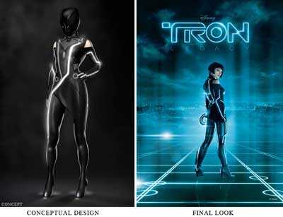 Quorra's Light Suit in TRON: Legacy